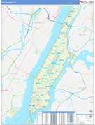 New York County, NY Digital Map Basic Style